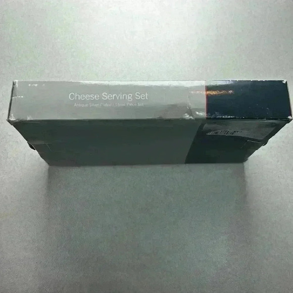 Silver Plated Cheese Serving Set Charcuterie Party Holidays Christmas Eat Food - Picture 3 of 6